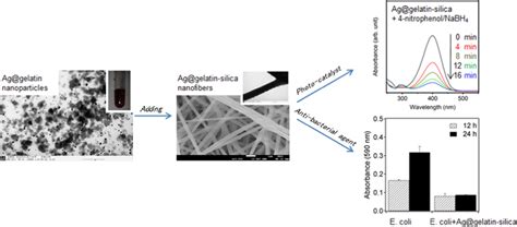 Novel Ag Gelatinsilica Hybrid Nanofiber Membranes Were Synthesized Via