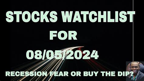 Diversified Portfolio Watchlist Recession Proof Stocks Youtube