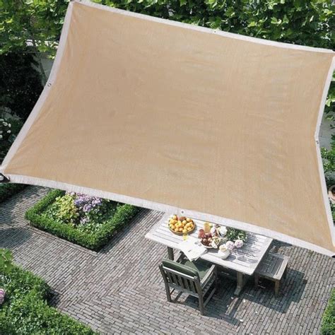 Toile Solaire Voile dOmbrage 3X3M Carré Rectangulaire Étanche