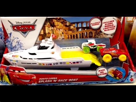 Cars Disney Pixar Splash N Race Boat With Lightning Mcqueen Porto