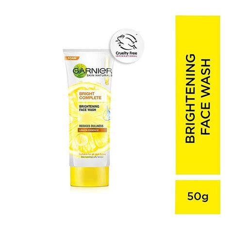 Garnier Bright Complete Vitamin C Facewash 50 Gm Jiomart