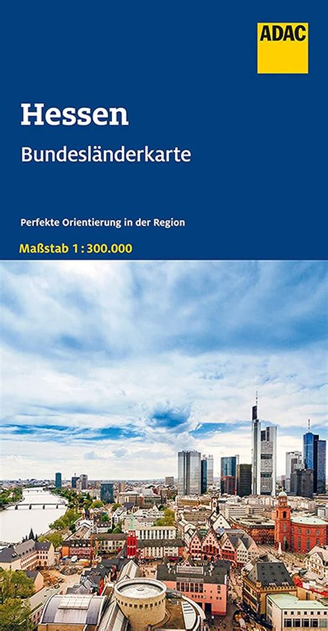 Amazon fr ADAC BundesländerKarte Deutschland Blatt 7 Hessen 1 300 000