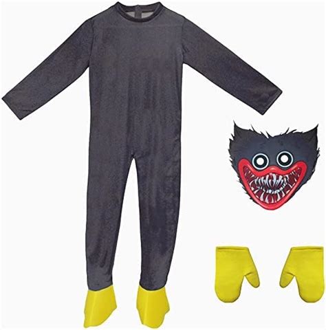 Huggy Costume Cosplay Game Wuggy Jumpsuit Huggy Kids Cartoon Horror