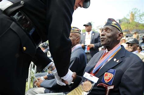 A Montford Point Marine Receives A Congressional Gold Nara Dvids