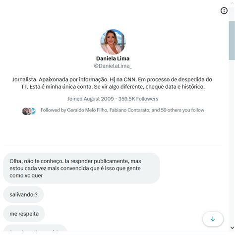 Paula Schmitt On Twitter Por Falar Em Jornalista Ruim Daniela Lima