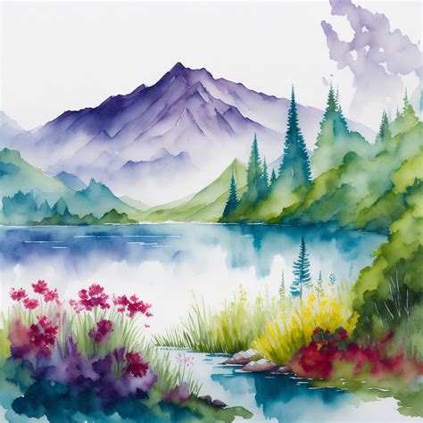 ArtStation - watercolor landscape examples | Artworks