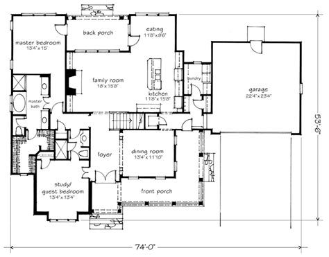 Stone Creek Mitchell Ginn Southern Living House Plans