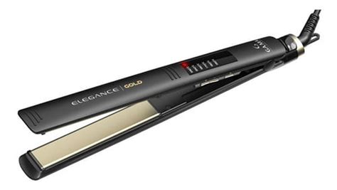 Plancha Ga.ma Elegance Display Led Ptc Gold Af Nano Silver