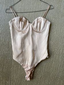 Tops Tunics Zara Nude Bodysuit Freeup