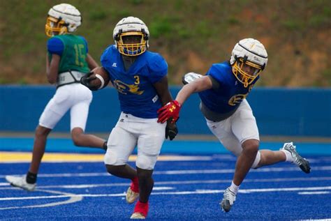 High School Football Rickards Spring Practice