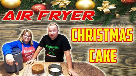 Super Moist Air Fryer Christmas Cake Can It Work Youtube