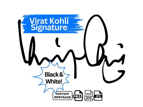 virat kohli autograph official virat kohli signature svg virat kohli