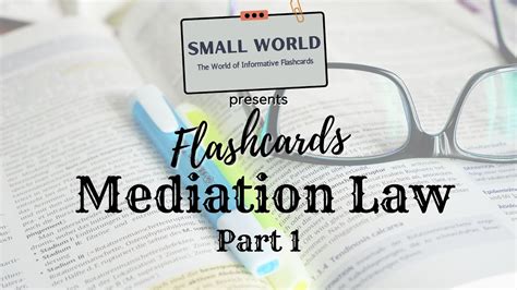 Mediation Law Part 1 Flashcards YouTube