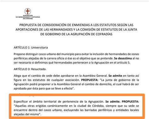 Cambio de guion Las hermandades de barriadas periféricas como Alcolea