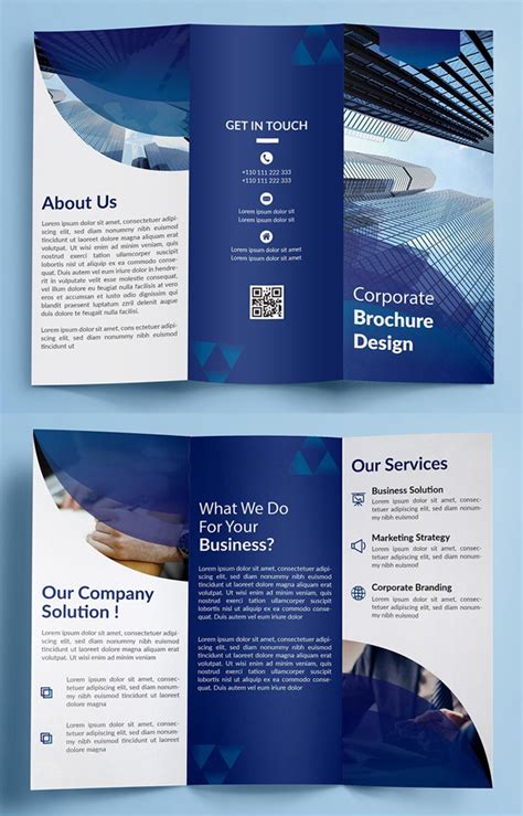 4 Fold Brochure Template | Great Professional Template Ideas