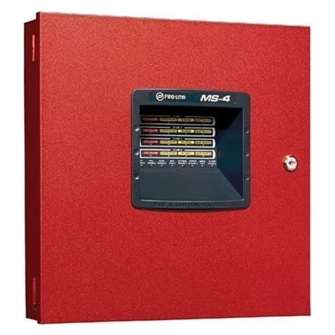 Fire Lite MS 4 Conventional Fire Alarm Control Panel 4 Zone 120VAC