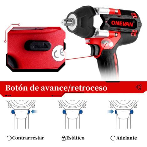 Llave De Impacto Inal Mbrica Sin Escobillas Nm Onevan