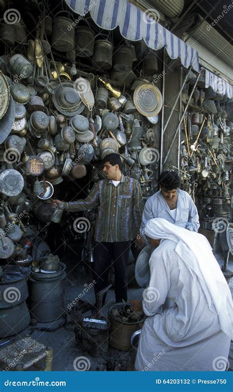 Middle East Syria Aleppo Old Town Souq Market Editorial Photography