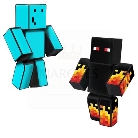 Boneco Problems Athos 35 Cm Minecraft Algazarra Originais Shopee Brasil