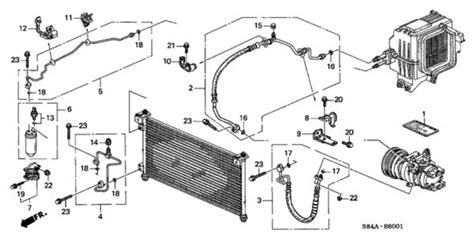 2002 Honda Accord Heater Hose Diagram