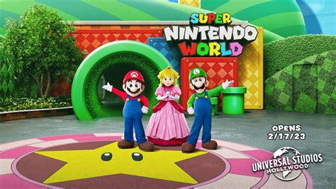 Super Nintendo World Hollywood opening date set for February 2023