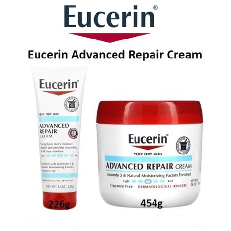 Eucerin Advanced Repair Cream Fragrance Free 226g 454g Shopee