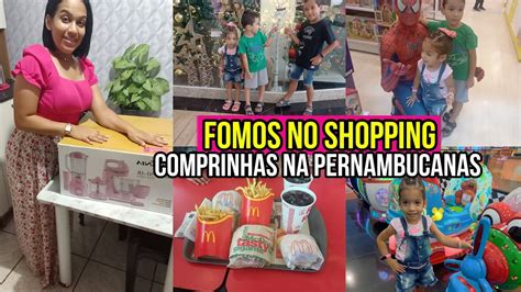 LEVAMOS as CRIANÇAS ao SHOPPING Comprinhas na PERNAMBUCANAS