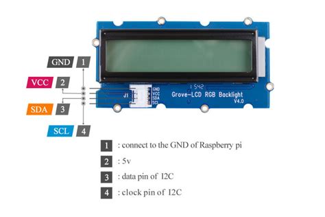 Grove 16X2 LCD RGB Backlight Full Color Display PARTCO