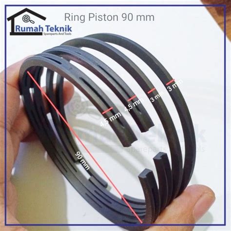 Ring Seher Piston Mm Kompresor Angin Lazada Indonesia