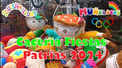 Caceria de Muñelocos Fiestas Patrias 2024 Maquinas de garra