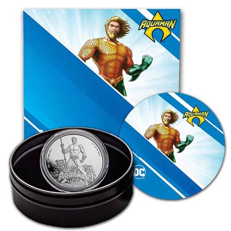 Samoa DC Comics 2 Ausgabe Aquaman 2023 1 Oz Silber PP 95 20