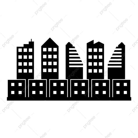 Boston City Silhouette Template City Building Silhouette City