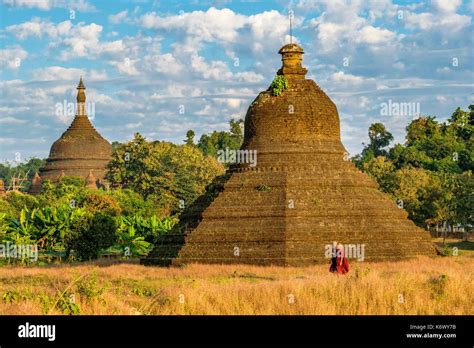 Myanmar Burma Rakhine State Or Arakan State Archeological Site Of