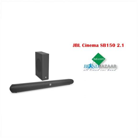 JBL Cinema SB150 2 1 Soundbar With Compact Wireless Subwoofer BD