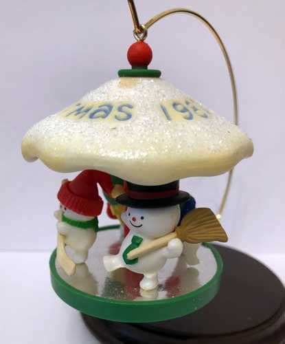 Snowman Carousel Carousel Qx Hallmark Ornaments