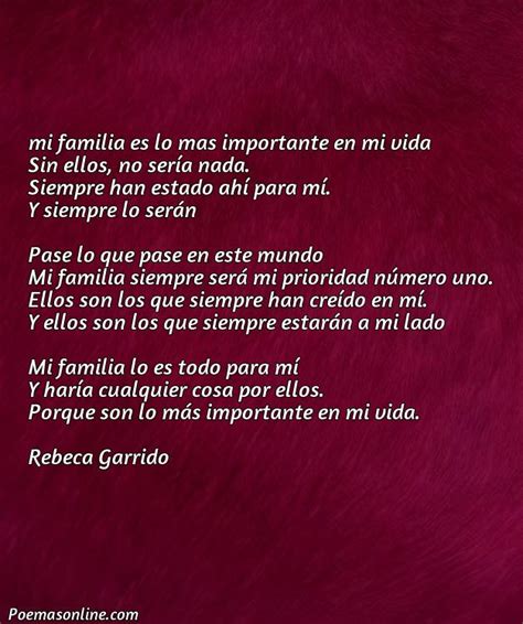 Cinco Poemas Sobre La Importancia De La Familia Poemas Online