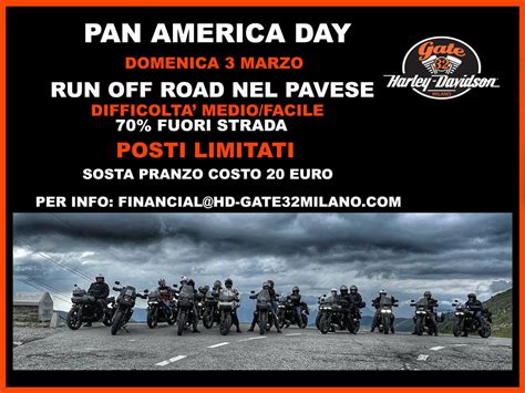 Pan America Day Hd Gate Harley Davidson Milano