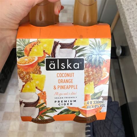 Aldi Lska Coconut Orange And Pineapple Cider Review Abillion