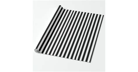 Black And White Striped Wrapping Paper Zazzle