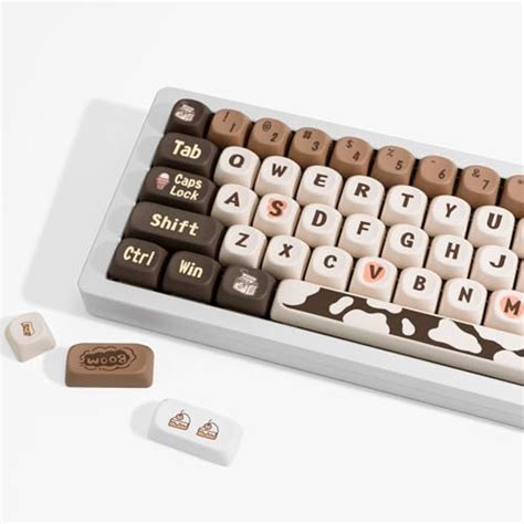 Amazon Jolintal Keys Round Coffee Keycaps Pbt Moa Keycaps