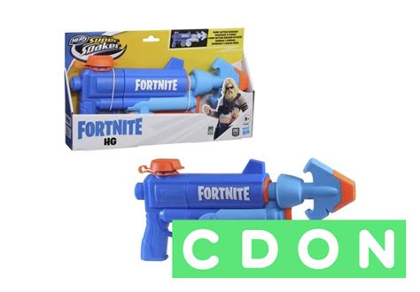 Super Soaker Nerf Fortnite Hg Water Blaster Pump Action Soakage Cdon