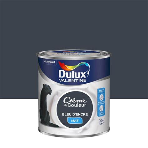 Peinture Mur Boiserie Cr Me De Couleur Dulux Valentine Bleu Dencre