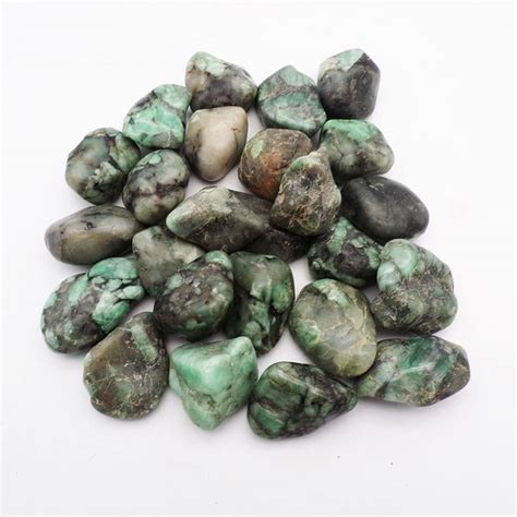 large emerald tumbles mm mm rowell rocks