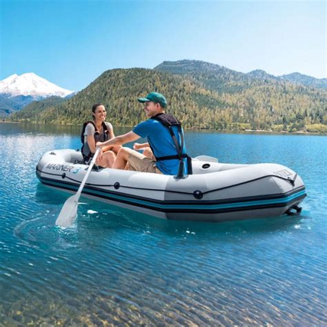 Intex Schlauchboot Set Mariner Mit Luftpumpe Und Ruder Sitzer