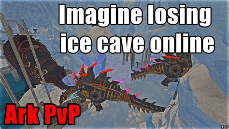 Wiping The Island Ice Cave Online Ark Survival Evolved Raids