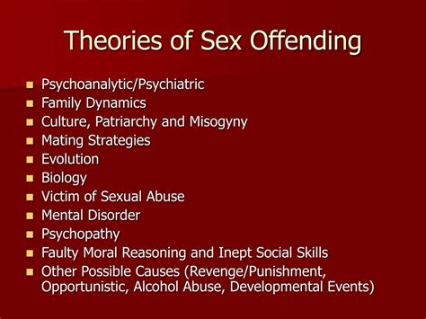 Ppt Neuropsychology In Adult And Adolescent Sex Offenders Powerpoint Presentation Id323246