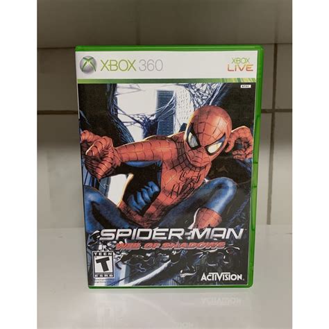 Spider Man Web Of Shadows XBOX 360 Homem Aranha Shopee Brasil