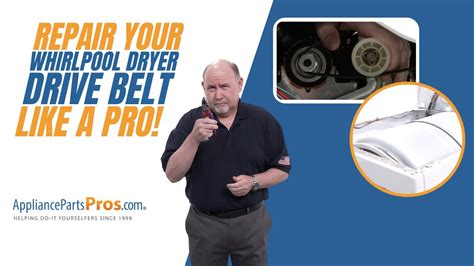 How To Replace A Whirlpool Dryer Drum Belt V Youtube