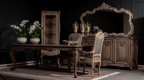 Casa Padrino Ensemble De Meubles Baroques De Luxe Marron Naturelle