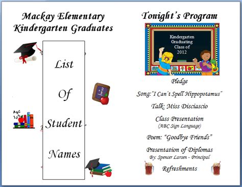 Kindergarten graduation program script - bdapalace